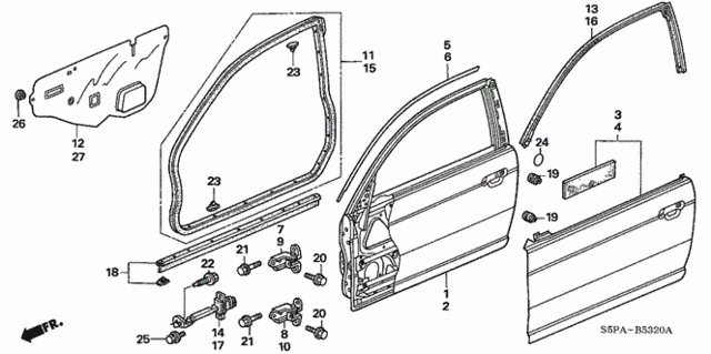 Door Panels for 2005 Honda Civic #0