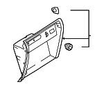 5M1857114E95T - Body: Glove Box Frame for Volkswagen: Tiguan, Tiguan Limited Image