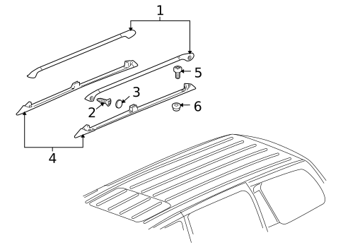 Luggage Carrier for 2006 Buick Terraza #0
