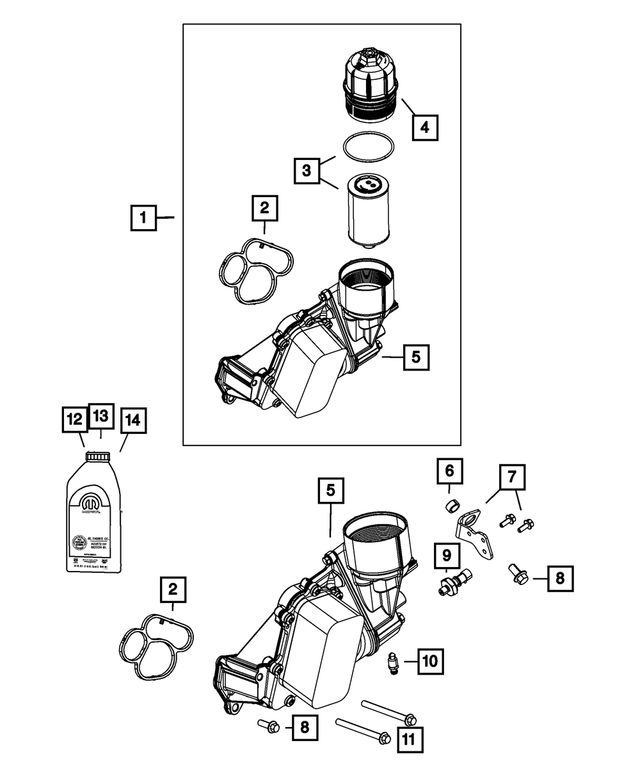 68148343AA - 3.0L Turbo Diesel; Engine: Washer for Mopar Image