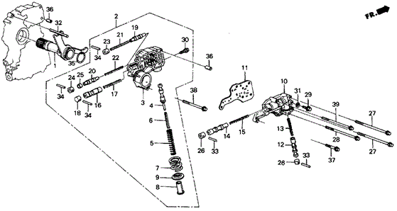 4AT Regulator Valve for 1986 Honda Civic #0