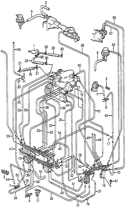 Fuel Tubing (3) for 1984 Honda Accord #0