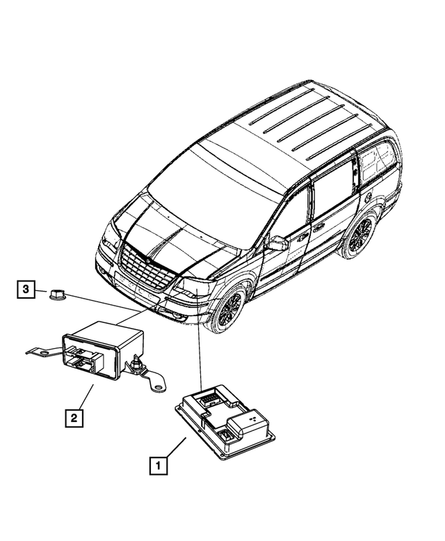 5113392AC - Electrical: Headlamp Leveling Module for Mopar Image image