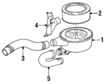 6170980501 - : Connector Hose for Mercedes-Benz Image