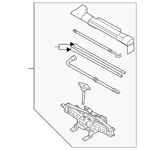 7L3Z-17080-B - Jack Assembly 2005-2008 Ford | Online Ford Parts