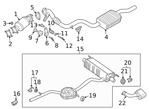 Exhaust Manifold for 2017 Audi Q7 #0