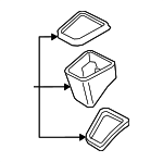 8W68571099B9 - Body: Lower Cover for Audi: A5 Quattro, A5 Sportback, RS5, RS5 Sportback, S5, S5 Sportback Image