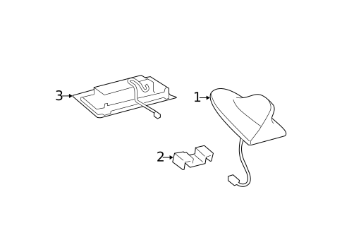 Communication System Components for 2011 Lexus GS450h #0