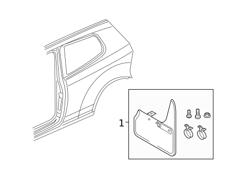 Exterior Trim - Quarter Panel for 2012 Volkswagen Golf R #0