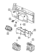 5GR33YQLAD - : Cab Back Trim Panel for Mopar Image