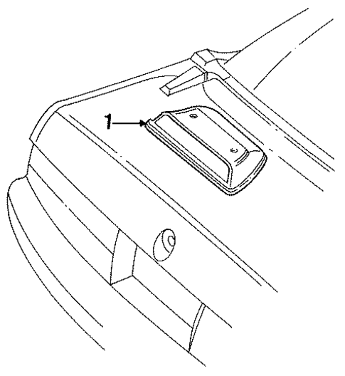 High Mounted Stop Lamp for 1986 Ford Mustang #0