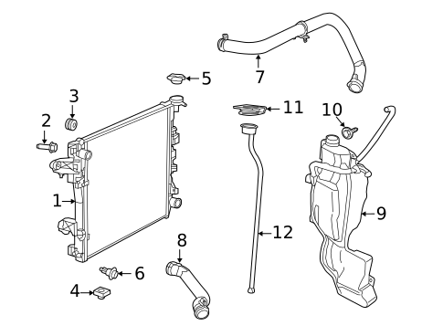 Radiator & Components for 2013 Ram 1500 #0