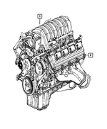 68729651AA - 6.4L Gas; Engine: Long Block Engine for Mopar Image