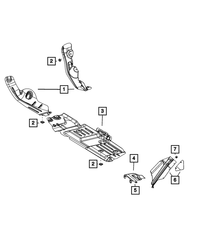 55369232AC - Exhaust: Exhaust Shield for Mopar Image