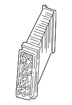 1H1820103C - HVAC: Evaporator Core for Volkswagen: Cabrio, Golf, Jetta Image