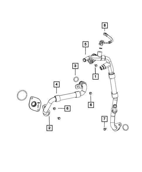 EGR Cooling System for 2024 Ram 2500 #0