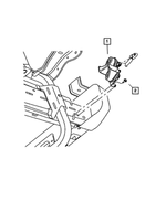 5026994AD - Electrical: Horn And Bracket for Mopar Image