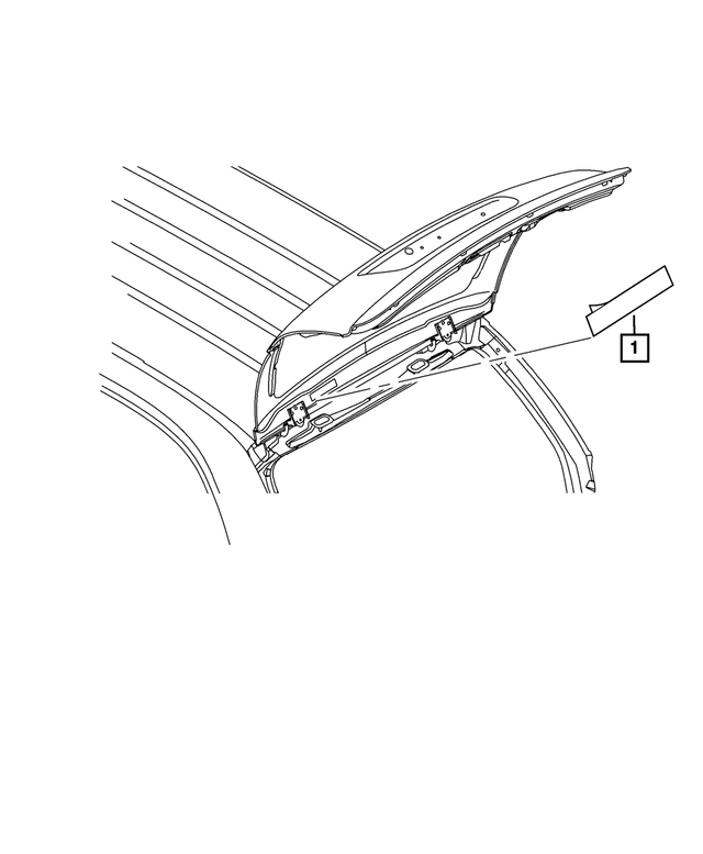 5077049AA - Labels: Warning 3rd Row Stadium Seat Label, Us, Mexico for Mopar Image image