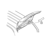 5077049AA - Labels: Warning 3rd Row Stadium Seat Label, Us, Mexico for Mopar Image