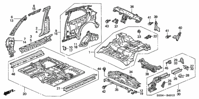 Inner Panel for 2005 Honda Civic #0