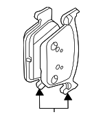 5WA698151AJ - : Brake Pads for Audi: A3, A3 Quattro Image
