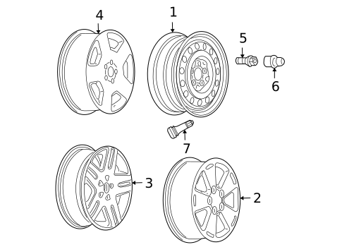 Wheels for 2012 Chevrolet Impala #0