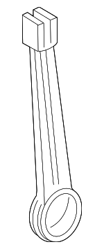4K0820536D - Body: Air Temp Sensor Bracket for Audi: A6 allroad, A6 Quattro, A7 Sportback, RS6 Avant, RS7 Sportback, S6, S7 Sportback Image