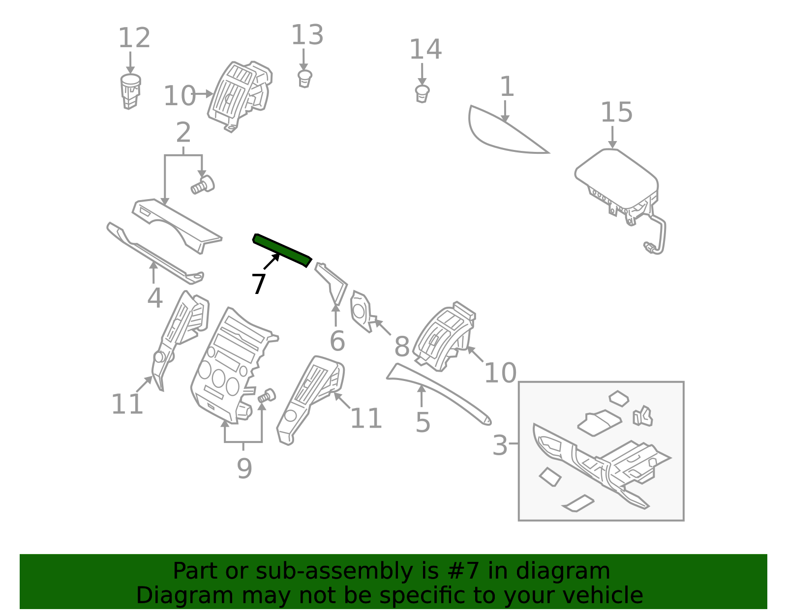 Part Number Fu 2007-2011 Hyundai Veracruz Trim Molding 84780-3J100-FU | MotorMotor