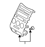 847403J5006Y - : Radio Bezel for Hyundai Image