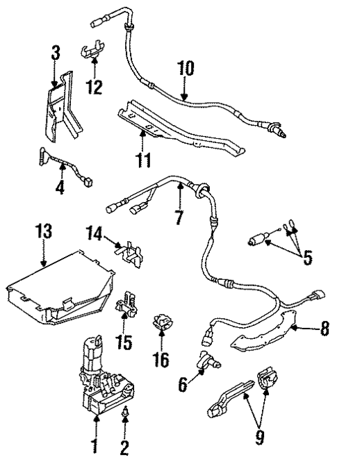 ABS Components for 1998 Volkswagen Jetta #0