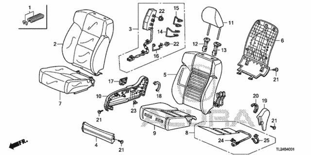 Front Seat (R.) for 2009 Acura TSX #0
