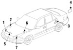 24507722 - : Vehicle Emission Control Information Label for Oldsmobile: Intrigue Image