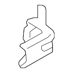 60479FG022 - Body: Lower Hinge for Subaru: Crosstrek, Forester, Impreza, Legacy, Outback, WRX, WRX STI, XV Crosstrek Image