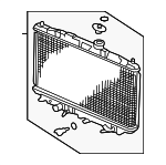 19010RAAA11 - Cooling System: Radiator for Honda: Accord Image