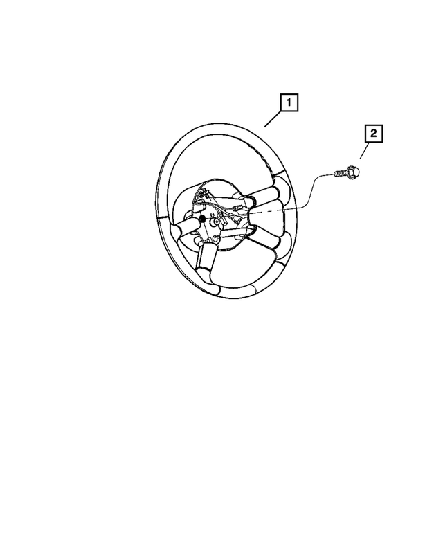 1HH76XDHAA - Steering: Steering Wheel for Mopar Image