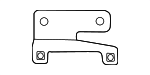 1905410240 - Electrical: Fuse Box Upper Bracket for Mercedes-Benz Image