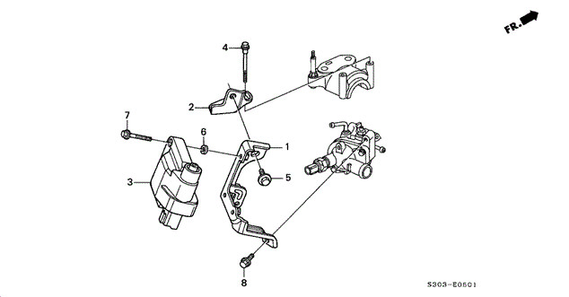 Ignition Coil for 2000 Honda Prelude #0