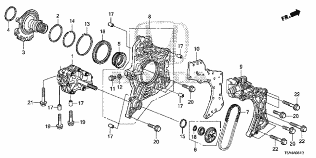 AT Oil Pump - Stator Shaft for 2016 Honda Fit #0