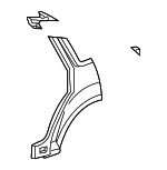 3W7Z5427791AA - Body: Inner Panel for Ford: Crown Victoria | Mercury: Grand Marquis, Marauder Image