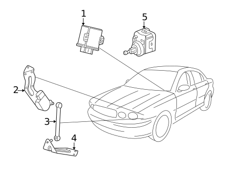 Electrical Components for 2008 Jaguar X-Type #1
