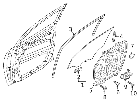 Front Door for 2016 Hyundai Tucson #0