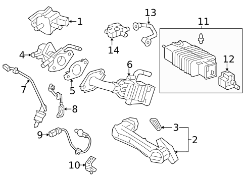 EGR & Related Components for 2024 Toyota Crown #0