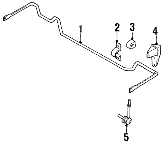 5461858Y60 - : Stabilizer Bar Connecting Rod for Nissan: NX, Sentra Image