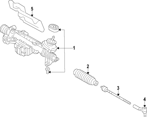 Steering Gear & Linkage for 2022 Volkswagen Passat #1