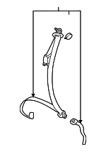 64669FA801GC - : Lap &amp; Shoulder Belt for Subaru: Impreza Image