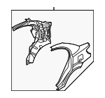 701001G1A0 - Body: Quarter Panel Assembly for Kia: Rio Image