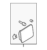 695101G000 - Body: Fuel Door for Kia: Rio Image