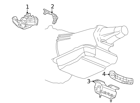 Engine & Trans Mounting for 2005 Chevrolet SSR #0