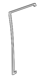 55135270AD - Body: Weatherstrip for Dodge: B150, B1500, B250, B2500, B350, B3500, Ram 1500 Van, Ram 2500 Van, Ram 3500 Van Image