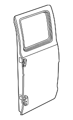 55346713AH - Body: Door Shell for Dodge: B1500, B2500, B3500, Ram 1500 Van, Ram 2500 Van, Ram 3500 Van Image